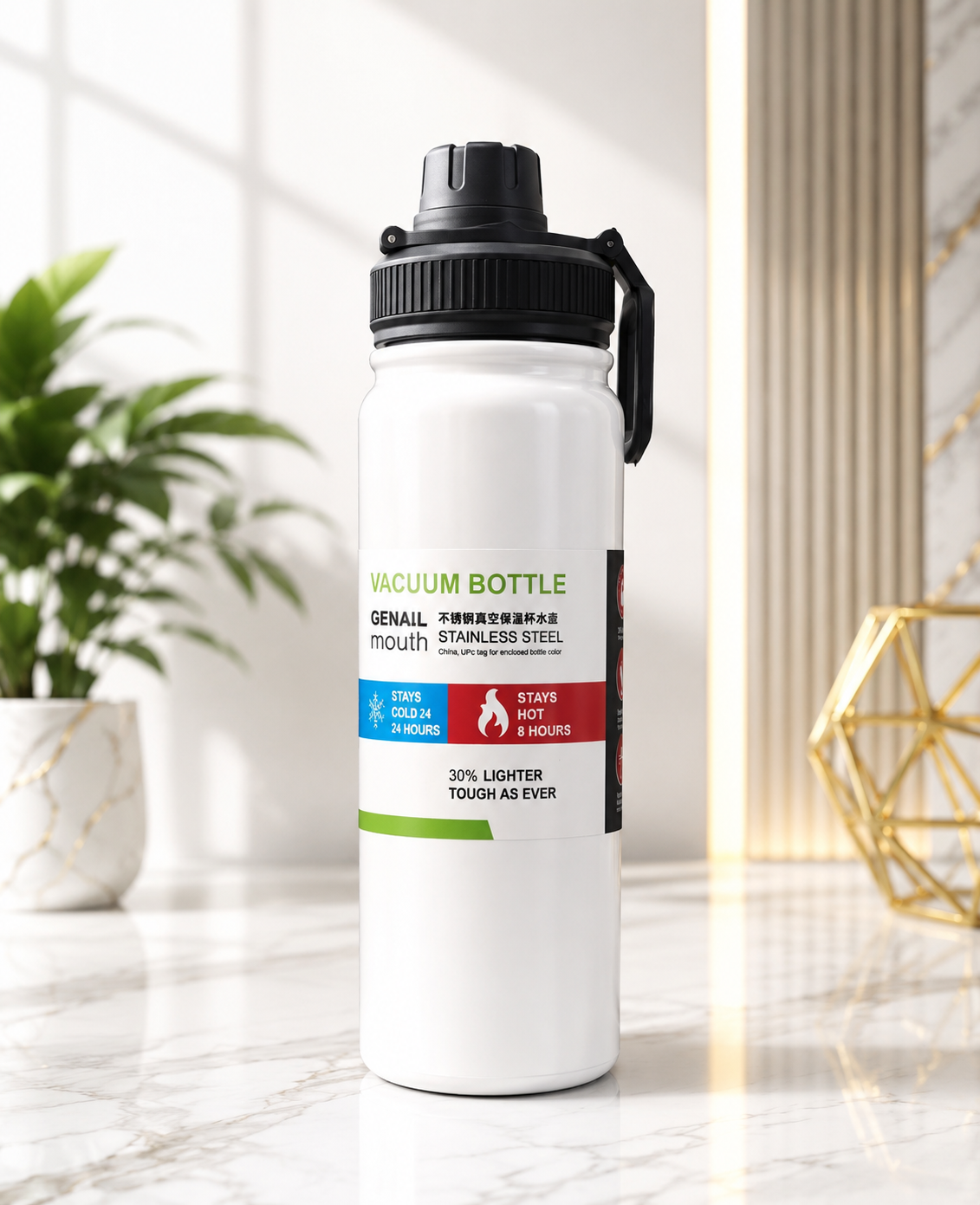 Vacuum Stainless steel 316 Sports Bottle 1000 ml