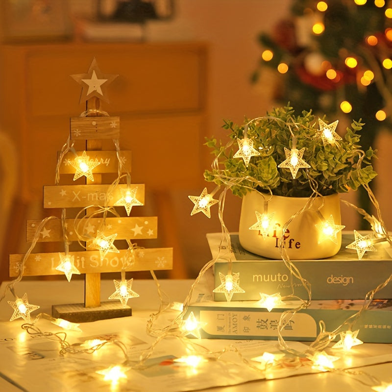 Star LED Fairy String Lights – Battery Operated