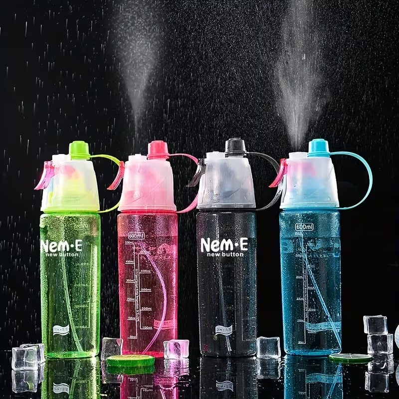 600ML Water Bottle Portable Bottle Sport Spray Water Bottle