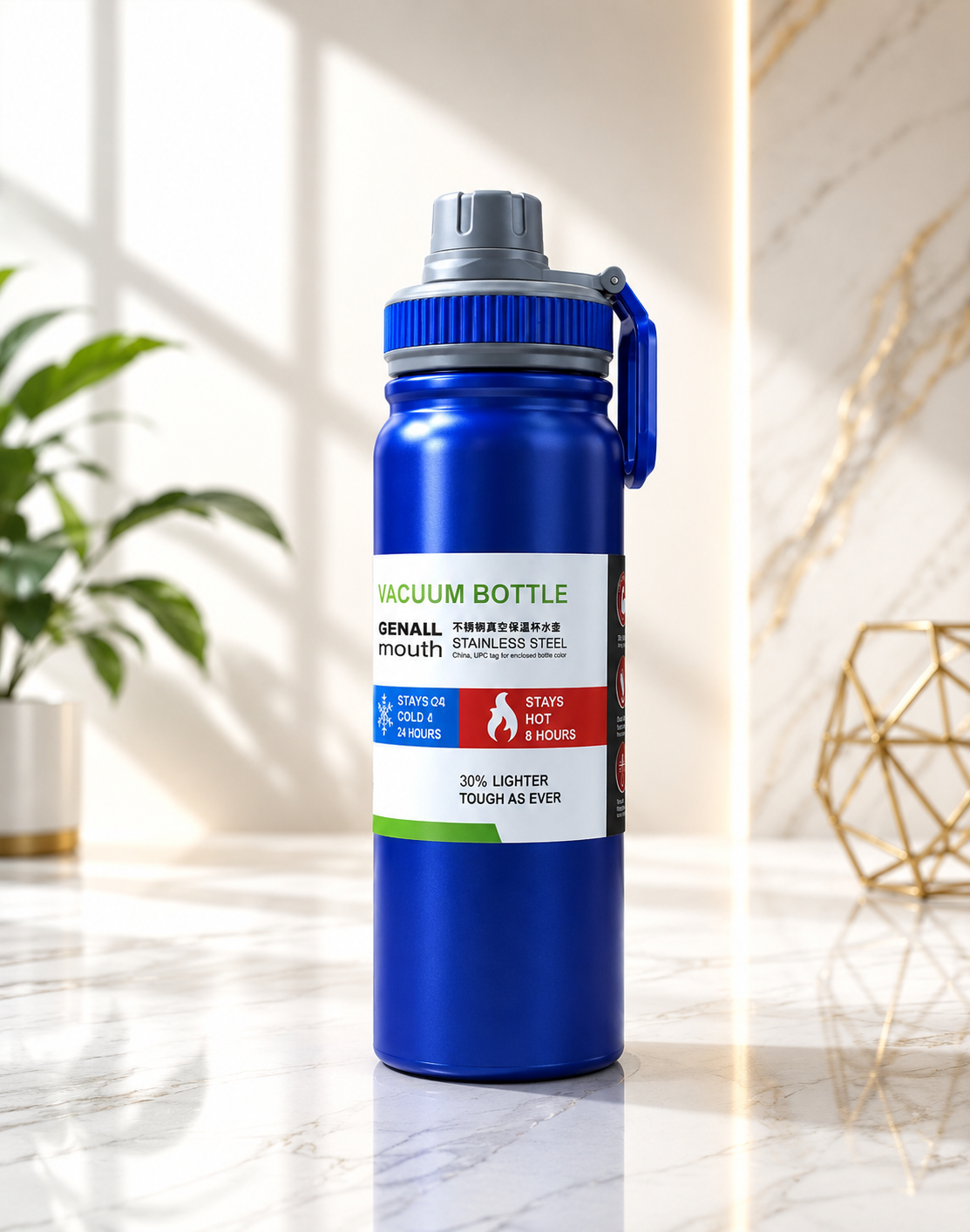 Vacuum Stainless steel 316 Sports Bottle 1000 ml