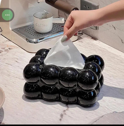 Modern Bubble Design Tissue Box Holder