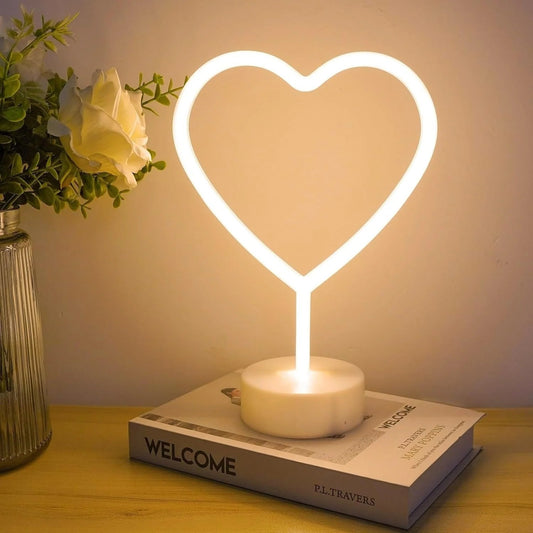 LED Heart Shaped Neon Night Lights