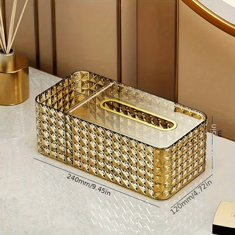 Luxury Crystal Style Tissue Box Holder