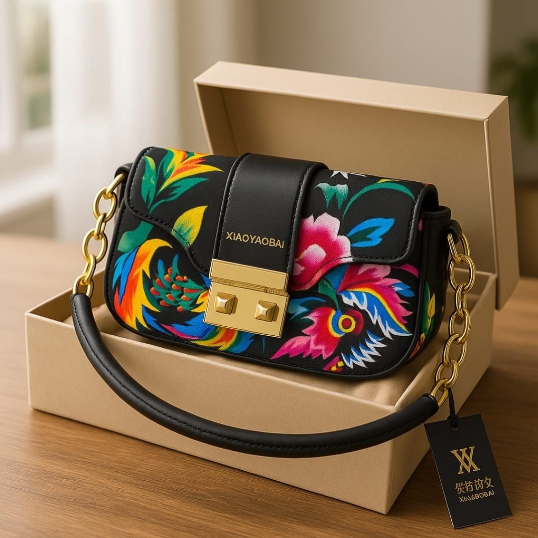 Truck Art Styled Hand Painted bag