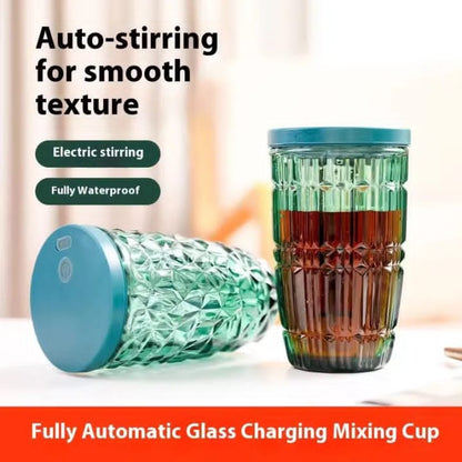 Water Glass Iced Coffee Cups with Straw