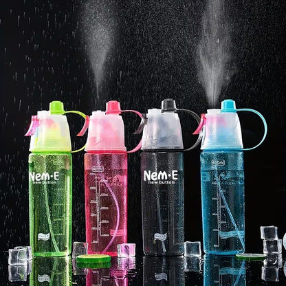 600ML Water Bottle Portable Bottle Sport Spray Water Bottle