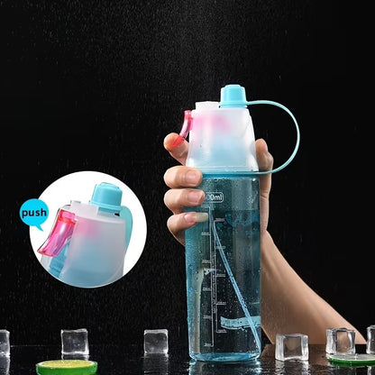 600ML Water Bottle Portable Bottle Sport Spray Water Bottle