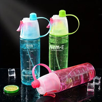 600ML Water Bottle Portable Bottle Sport Spray Water Bottle