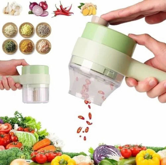 Electric Handheld Vegetable Cutter, Slicer Multifunctional Food Chopper
