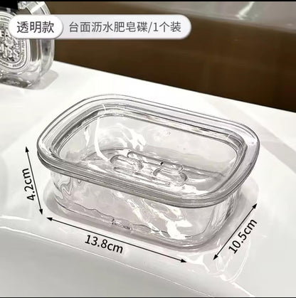 Luxury Rabbit Soap Dish – Plastic Bathroom Storage Box