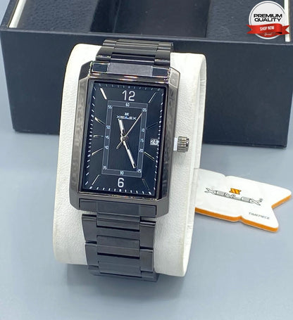 Xenlex Men's Silver Chain Watch