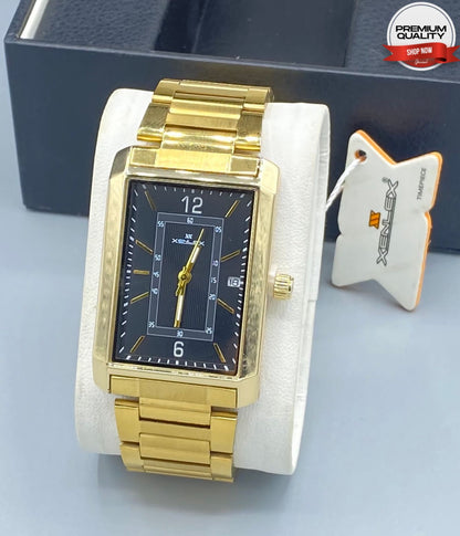 Xenlex Men's Silver Chain Watch