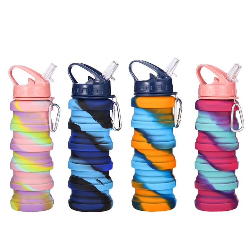 Silicone foldable water bottle 500 ML