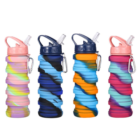 Silicone foldable water bottle 500 ML