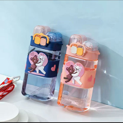 Cartoon Bear Kids Water Bottle