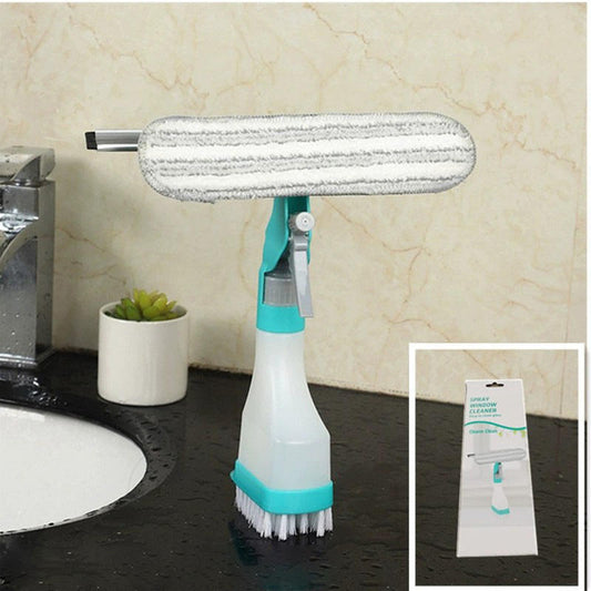 4-in-1 Spray Window Cleaner Brush