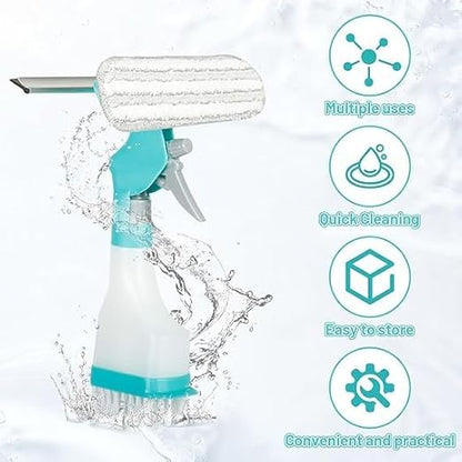 4-in-1 Spray Window Cleaner Brush