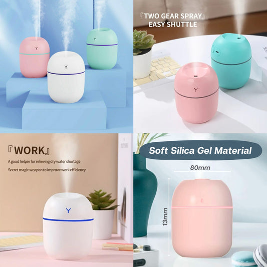 DGSenpi Aromatherapy Humidifier Desktop Home Car Small Air Humidifier USB