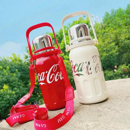 Portable Heat Preservation Coffee Mug, Warm and Cold Stainless Steel Water Bottle