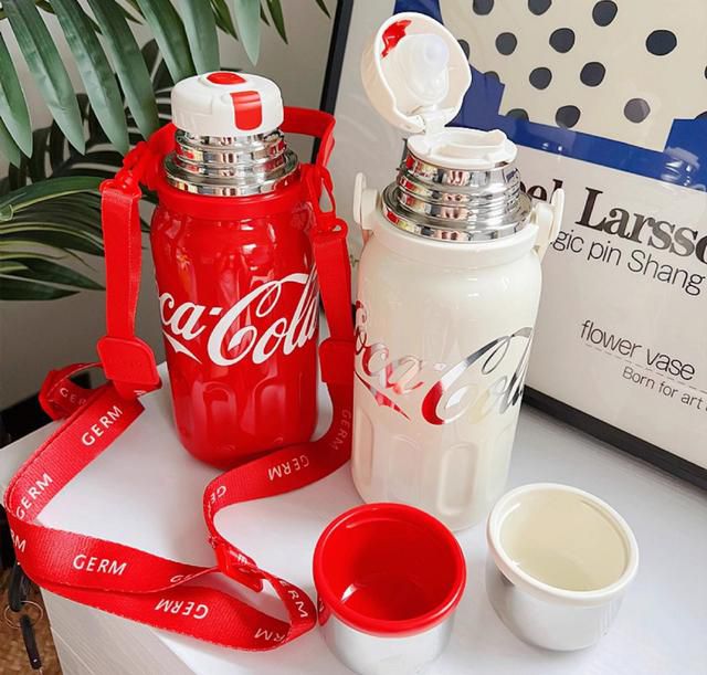 Portable Heat Preservation Coffee Mug, Warm and Cold Stainless Steel Water Bottle