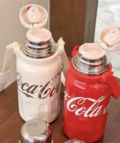 Portable Heat Preservation Coffee Mug, Warm and Cold Stainless Steel Water Bottle