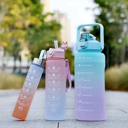 900ml Water Bottles Set Sports, BPA Free