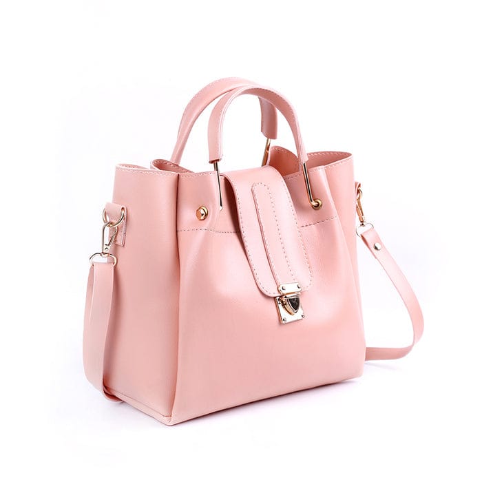 Luxury T-Pink 3 Pcs Handbag