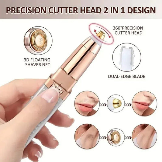 2in1 Rechargeable Electric Painless Eyebrow