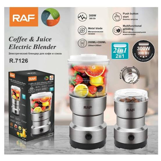 RAF 2 in 1 Original Mini Electric Grinder and Juicer Blende