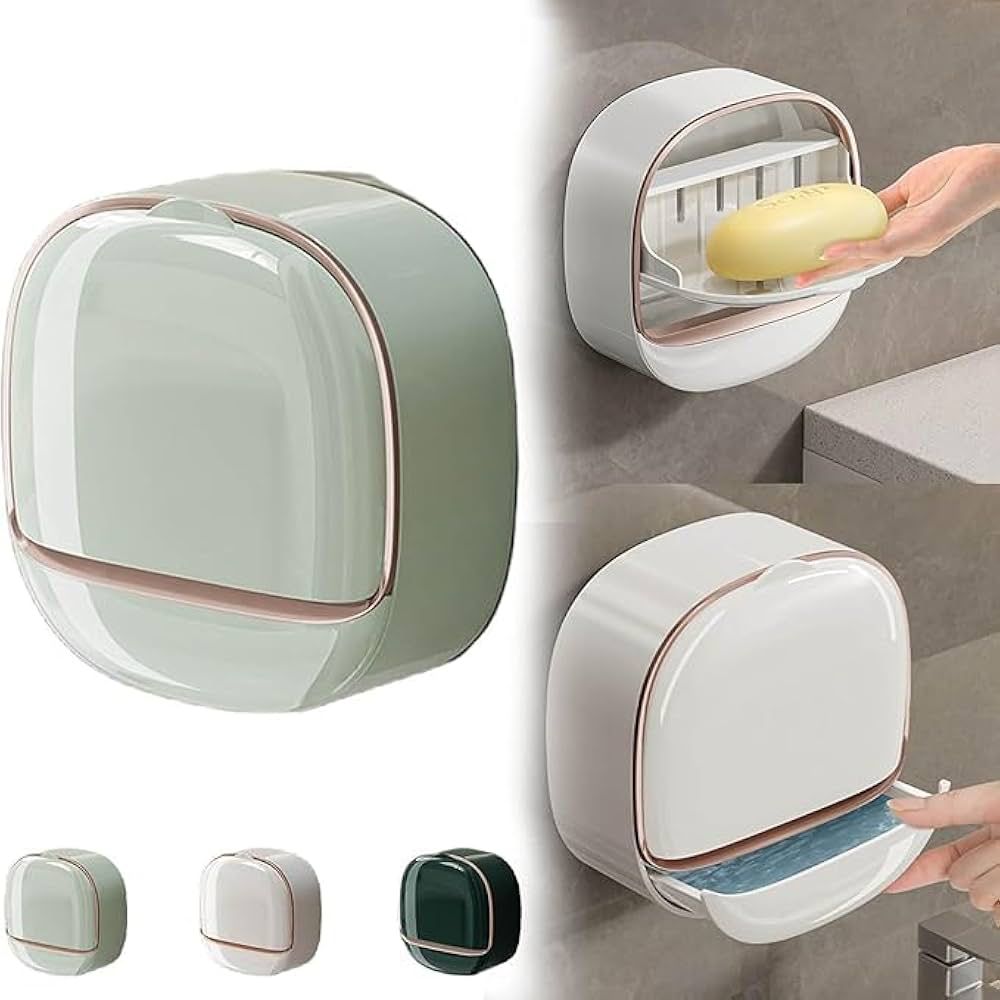 Luxury Soap Holder with Drain Tray,