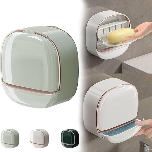Luxury Soap Holder with Drain Tray,