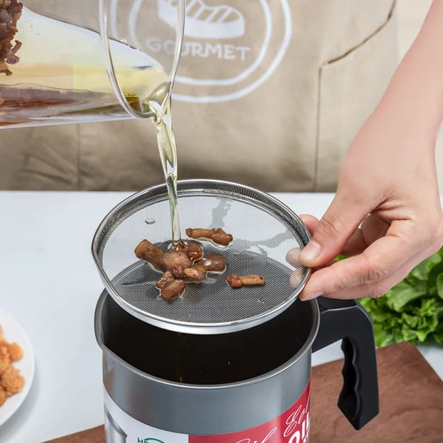 Kitchen Stainless Steel Kitchen Oil Filter Pot