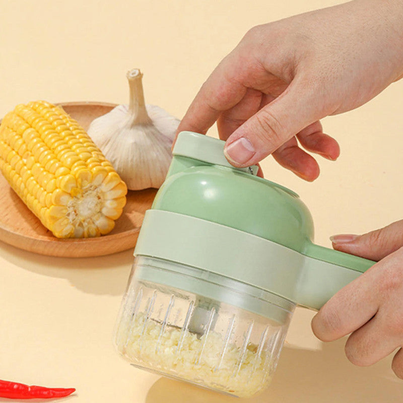 Electric Handheld Vegetable Cutter, Slicer Multifunctional Food Chopper